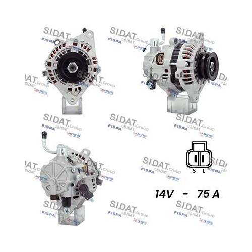 Generator Sidat A12VA0393A2 f&uuml;r Hyundai Kia