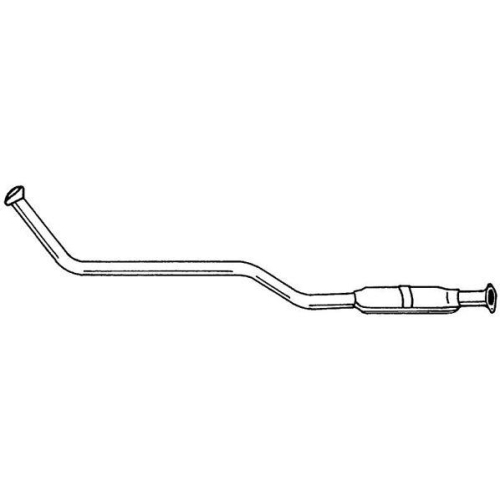 Abgasrohr Sigam 35115 f&uuml;r Mercedes Benz Vorne