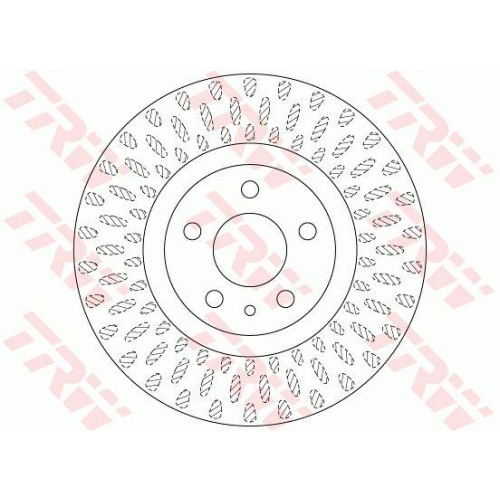 Bremsscheibe Trw DF6522 f&uuml;r Fiat Vorderachse