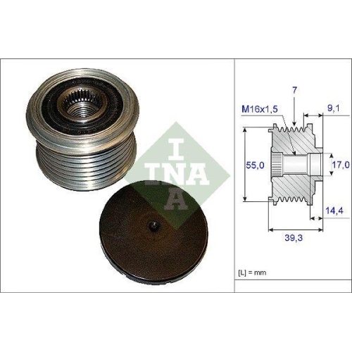 Generatorfreilauf Schaeffler Ina 535 0142 10 f&uuml;r Hyundai Kia