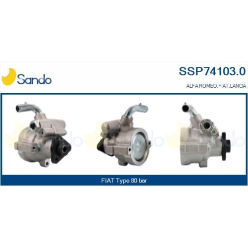 Hydraulikpumpe Lenkung Sando SSP74103.0 f&uuml;r Fiat