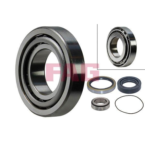 Radlagersatz Schaeffler Fag 713 6195 40 f&uuml;r Mitsubishi Hinterachse