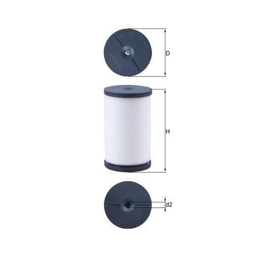 Hydraulikfilter Automatikgetriebe Mahle HX 191 für Audi VW Cupra