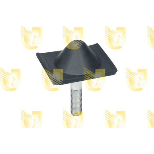 Lagerung Blattfeder Unigom 390012 f&uuml;r Fiat Mitte Vorderachse Beidseitig
