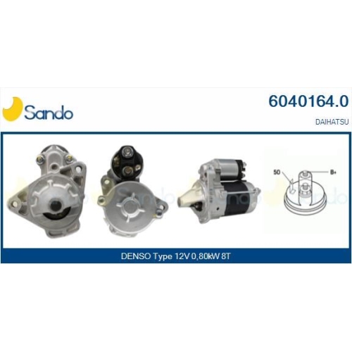 Starter Sando 6040164.0 f&uuml;r Daihatsu