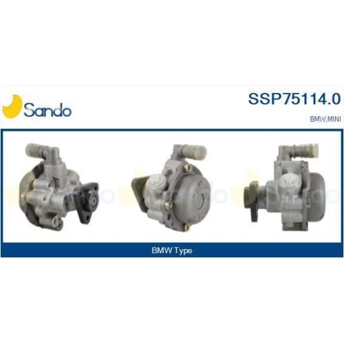 Hydraulikpumpe Lenkung Sando SSP75114.0 f&uuml;r Bmw