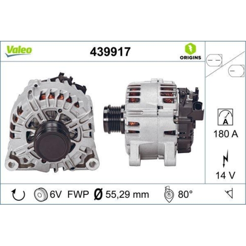 Generator Valeo 439917 Valeo Origins New Oe Technologie f&uuml;r Ford Volvo