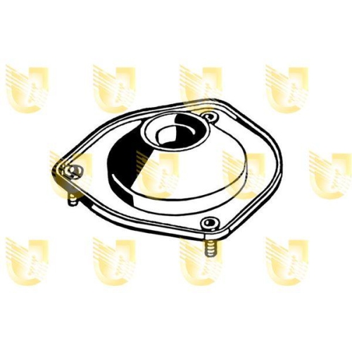 Federbeinst&uuml;tzlager Unigom 390020 f&uuml;r Fiat Innocenti Seat Vorderachse Links