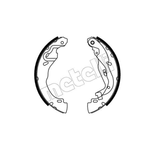 Bremsbackensatz Metelli 53-0749 f&uuml;r Mitsubishi Renault Hinterachse