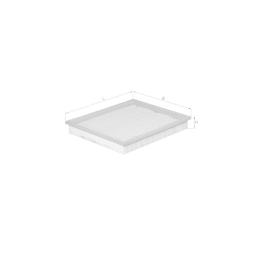 Luftfilter Mahle LX 1272 f&uuml;r Chrysler Fiat Nissan Suzuki Jeep Infiniti