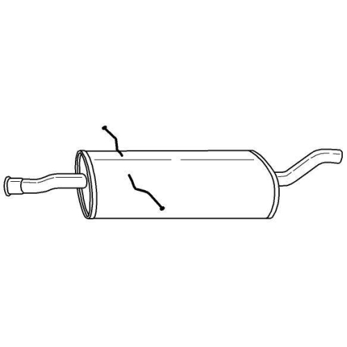 Mittelschalld&auml;mpfer Sigam 35439 f&uuml;r Mercedes Benz
