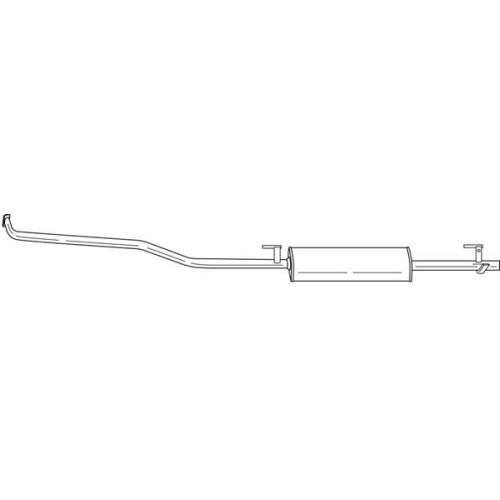 Mittelschalld&auml;mpfer Sigam 35446 f&uuml;r Mercedes Benz Mercedes Benz Mercedes Benz
