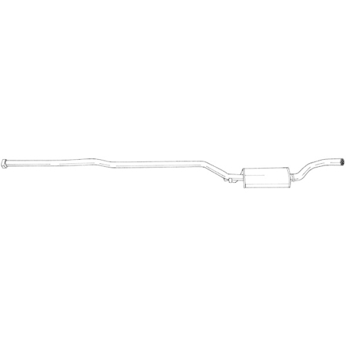Mittelschalld&auml;mpfer Sigam 25406 f&uuml;r Ford