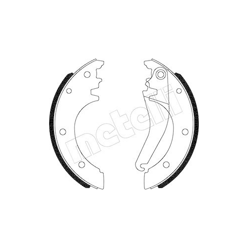 Bremsbackensatz Metelli 53-0486 f&uuml;r Iveco Mercedes Benz Mercedes Benz