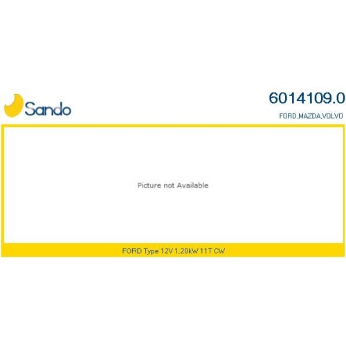 Starter Sando 6014109.0 f&uuml;r Ford Mazda Volvo