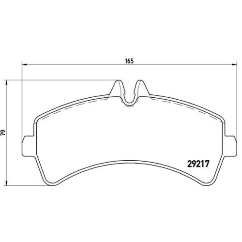 Bremsbelagsatz Scheibenbremse Brembo P50060 Prime Line f&uuml;r Audi Dodge Seat Skoda