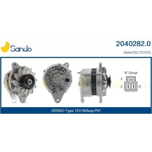 Generator Sando 2040282.0 für Toyota