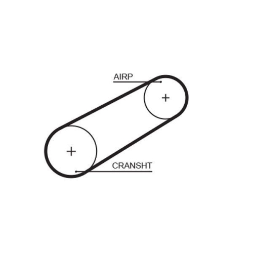 Zahnriemen Gates 5095 Powergrip™ für Porsche