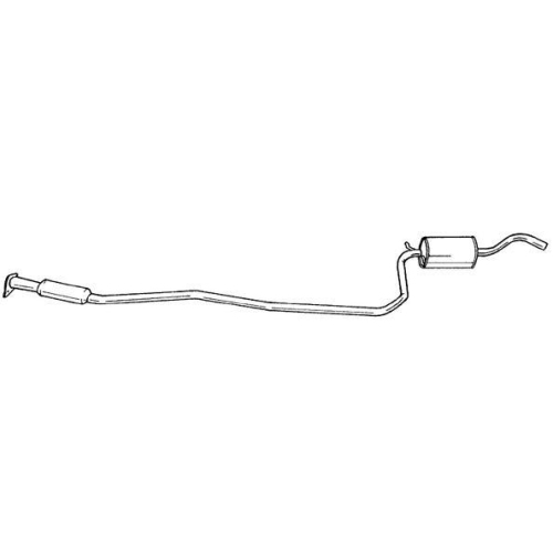 Mittelschalld&auml;mpfer Sigam 25411 f&uuml;r Ford