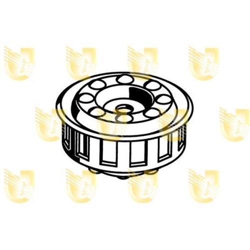 Federbeinst&uuml;tzlager Unigom 391161 f&uuml;r Audi VW Hinterachse Links