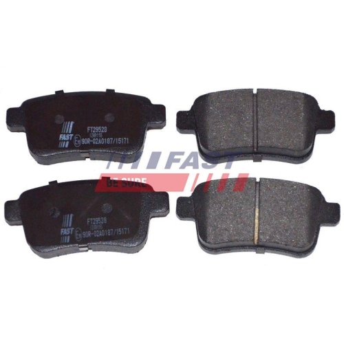 Bremsbelagsatz Scheibenbremse Fast FT29528 f&uuml;r Mercedes Benz Renault Hinterachse