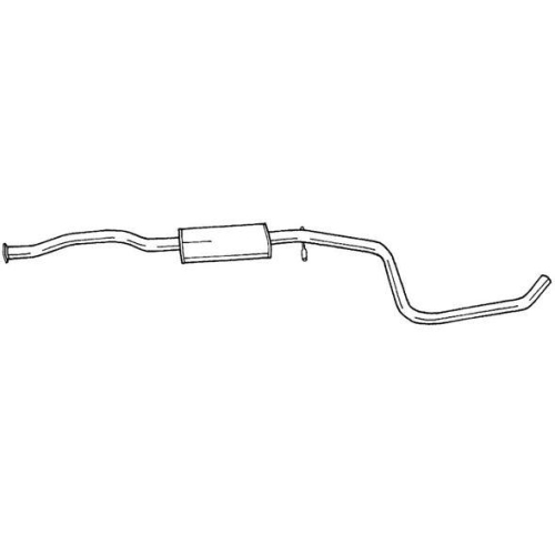 Mittelschalldämpfer Sigam 25448 für Ford