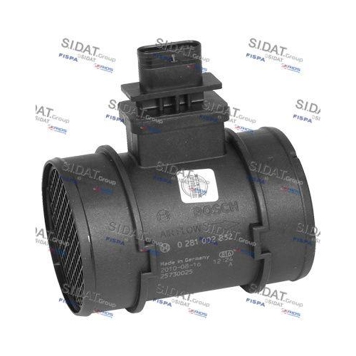 Luftmassenmesser Sidat 38.835 f&uuml;r Opel Vauxhall Hitachi General Motors