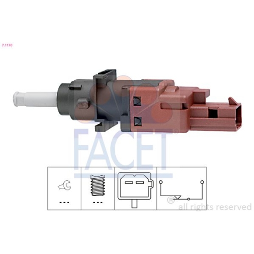 Innesto Comando Disinnesto Frizione Facet 7.1170 Made In Italy - Oe Equivalent