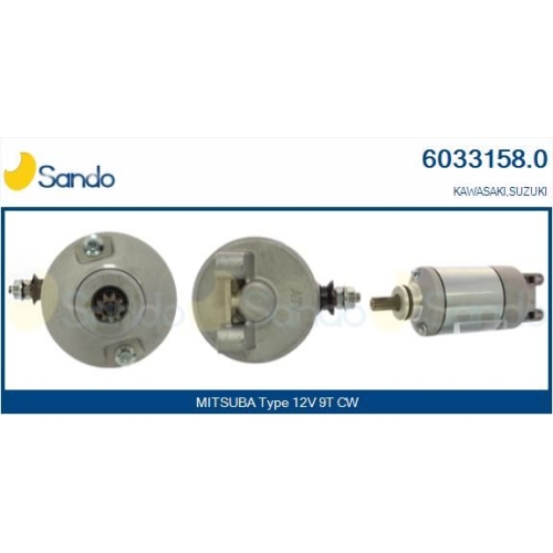 Starter Sando 6033158.0 f&uuml;r Suzuki Kawasaki