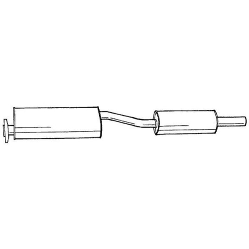 Mittelschalld&auml;mpfer Sigam 25491 f&uuml;r Ford