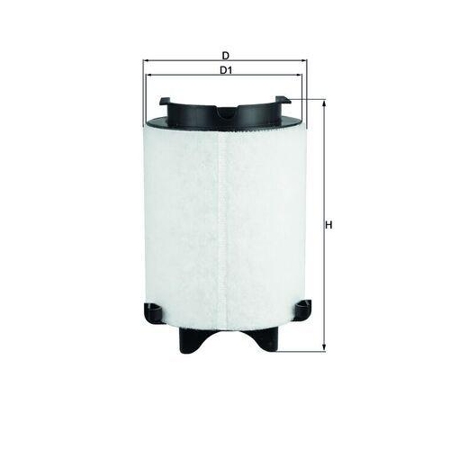Luftfilter Mahle LX 1566/1 f&uuml;r Audi Seat Skoda VW Cupra