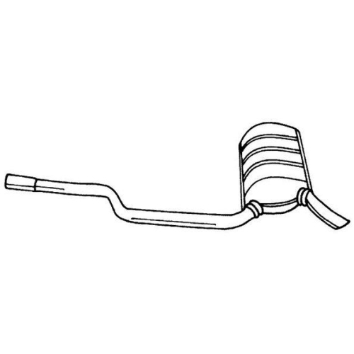 Endschalld&auml;mpfer Sigam 35611 f&uuml;r Mercedes Benz Mercedes Benz Mercedes Benz