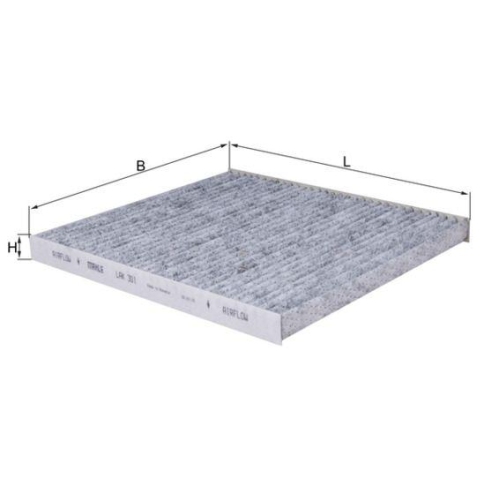 Filter Innenraumluft Mahle LAK 301 f&uuml;r Hyundai Kia F&uuml;r Fahrzeuge Mit Klimaanlage