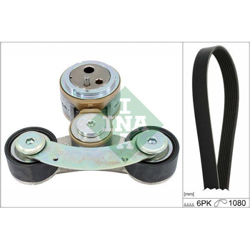 Keilrippenriemensatz Schaeffler Ina 529 0537 10 f&uuml;r Citro&euml;n Peugeot DS