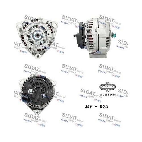 Generator Sidat A24BH0011 f&uuml;r Man Opel