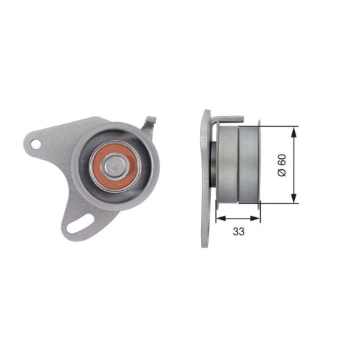 Spannrolle Zahnriemen Gates T42129 Powergrip™ für Mitsubishi Hyundai Kia