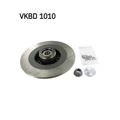 Bremsscheibe Skf VKBD 1010 f&uuml;r Renault Hinterachse