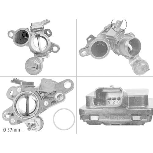 Drosselklappenstutzen Valeo 700440 Original Teil f&uuml;r Citro&euml;n Fiat Peugeot