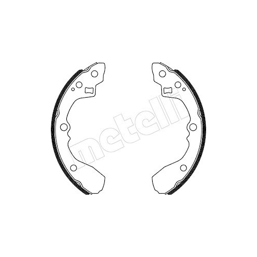 Bremsbackensatz Metelli 53-0506 f&uuml;r Kia Hinterachse