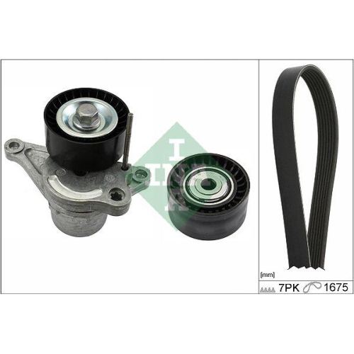 Keilrippenriemensatz Schaeffler Ina 529 0355 10 f&uuml;r Nissan Opel Renault Vauxhall