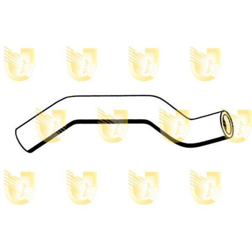 K&uuml;hlerschlauch Unigom 8490 f&uuml;r Fiat Links Oben F&uuml;r Fahrzeuge Ohne Klimaanlage