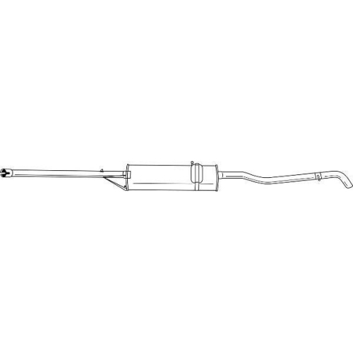 Endschalld&auml;mpfer Sigam 35676 f&uuml;r Mercedes Benz