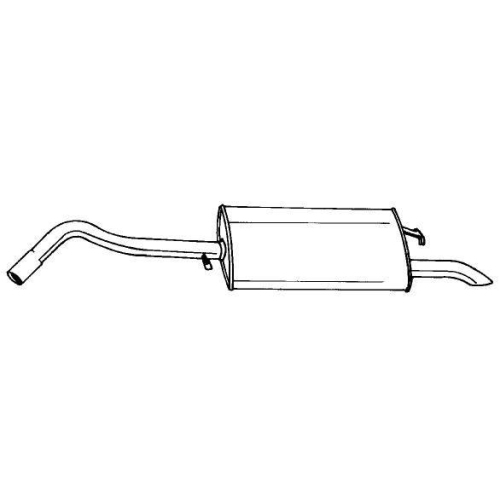 Endschalld&auml;mpfer Sigam 25691 f&uuml;r Ford