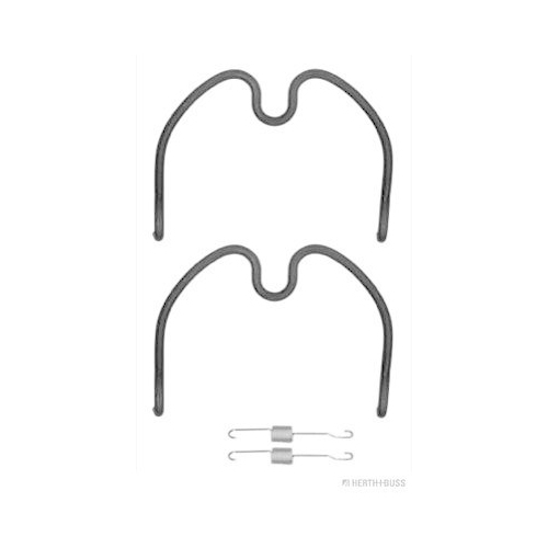 Zubeh&ouml;rsatz Bremsbacken Herth+buss Jakoparts J3568007 f&uuml;r Hinterachse