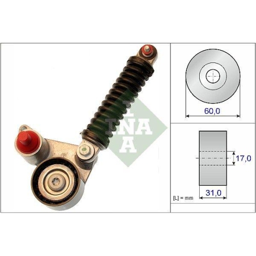 Riemenspanner Keilrippenriemen Schaeffler Ina 533 0107 10 für Suzuki