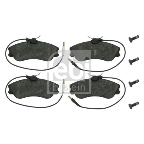 Bremsbelagsatz Scheibenbremse Febi Bilstein 16237 f&uuml;r Citro&euml;n Peugeot