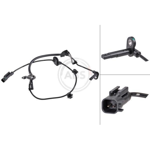 Sensor Raddrehzahl A.b.s. 32063 f&uuml;r Citro&euml;n Peugeot Hinterachse Links