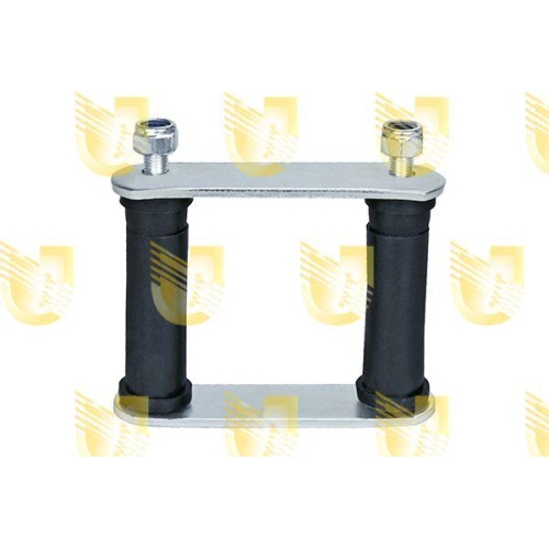 Lagerung Blattfeder Unigom 390042 f&uuml;r Fiat Hinterachse Beidseitig