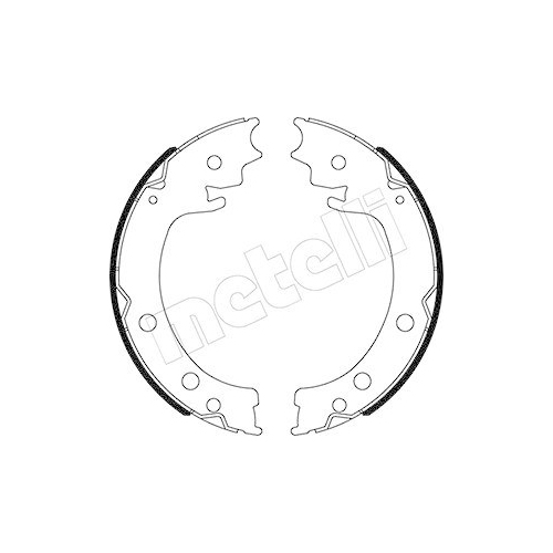 Bremsbackensatz Feststellbremse Metelli 53-0519 für Suzuki Hinterachse