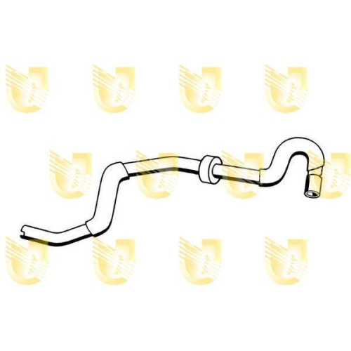 Schlauch W&auml;rmetauscher (heizung) Unigom 8494 f&uuml;r Fiat Eingang
